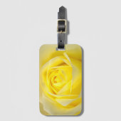 Gelbe Rose Gepäckanhänger (Vorderseite Vertikal)