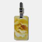 Gelbe Rose Gepäckanhänger (Vorderseite vertikal)