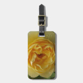 Gelbe Rose Gepäckanhänger (Vorderseite vertikal)