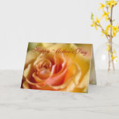 Gelbe Rose ・ Glückliche Muttertagskarte Karte (Gelbe Blume)