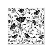 Gelbe Rose Gummistempel (Prägung)