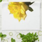 Gelbe Rose Handtuch (Gefaltet)