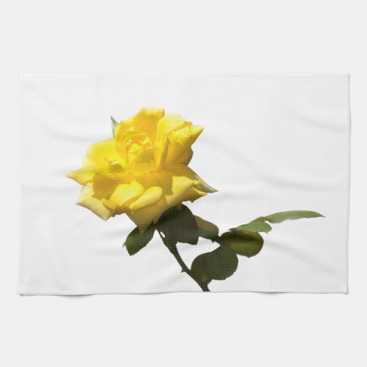 Gelbe Rose Handtuch (Horizontal)