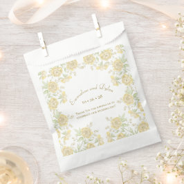 Gelbe Rose Hochzeit Geschenktütchen
