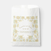 Gelbe Rose Hochzeit Geschenktütchen (Vorderseite)