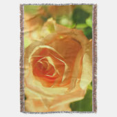 Gelbe Rose in Vollblut Decke (Vorderseite Vertikal)
