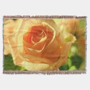 Gelbe Rose in Vollblut Decke