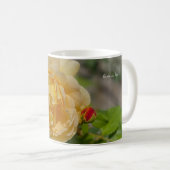 Gelbe Rose Kaffeetasse (VorderseiteRechts)