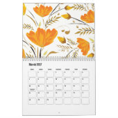 Gelbe Rose Kalender (Mär 2027)