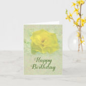 Gelbe Rose Karte (Gelbe Blume)