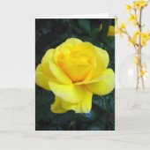 Gelbe Rose - Karte (Gelbe Blume)