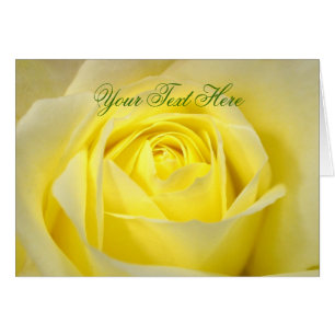 Gelbe Rose Karte