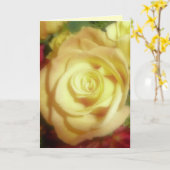 Gelbe Rose Karte (Gelbe Blume)