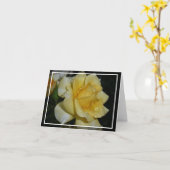 Gelbe Rose Karte (Gelbe Blume)