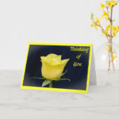 Gelbe Rose Karte (Gelbe Blume)