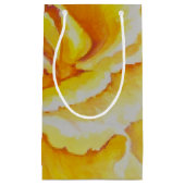 Gelbe Rose Kleine Geschenktüte (Vorderseite)