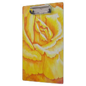Gelbe Rose Klemmbrett (Links)