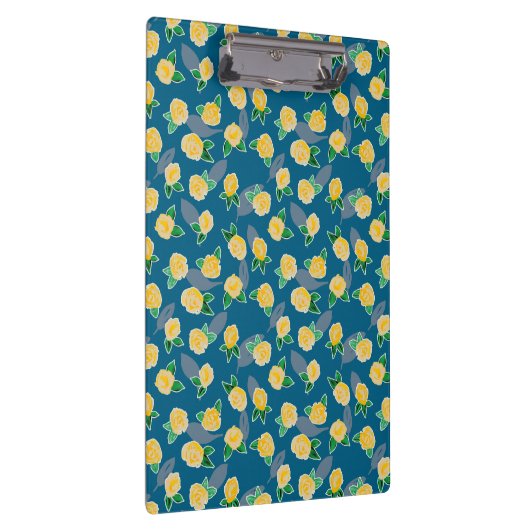 Gelbe Rose Klemmbrett (Rechts)