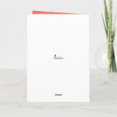 Gelbe Rose Knospe Schwarz-Weiß personalisiertes Fo Karte (Rückseite)