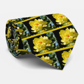 Gelbe Rose Krawatte (Gerollt)