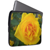 Gelbe Rose Laptopschutzhülle (Vorne Rechts)