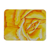 Gelbe Rose Magnet (Horizontal)