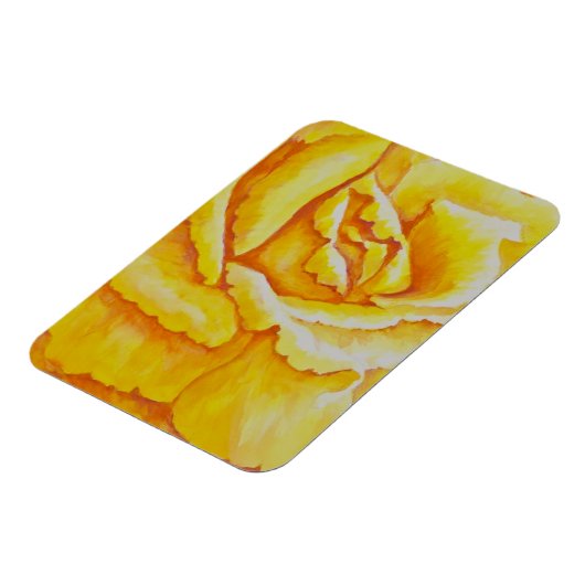 Gelbe Rose Magnet (Linke Seite)