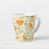 Gelbe Rose Milchtasse (Rechte Ecke)