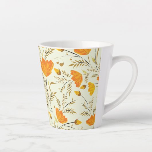 Gelbe Rose Milchtasse (Rechts)