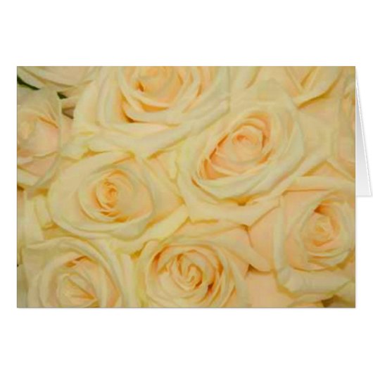 Gelbe Rose-Mitteilungskarten (Vorderseite (Horizontal))