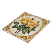 Gelbe Rose Moderne schöne Sammlung Fliese (Seite)