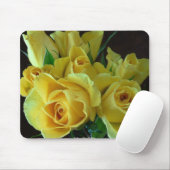 Gelbe Rose Mousepad (Mit Mouse)