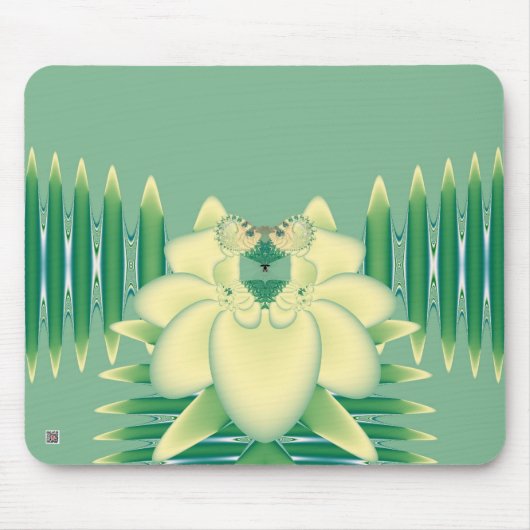 Gelbe Rose Mousepad (Vorne)