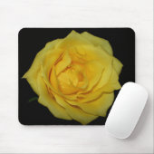 Gelbe Rose Mousepad (Mit Mouse)