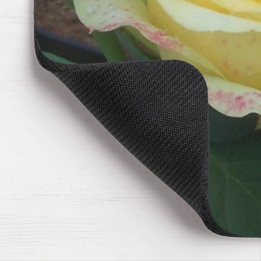 Gelbe Rose Mousepad (Ecke)