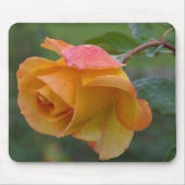 Gelbe Rose Mousepad (Vorne)