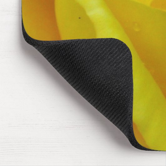Gelbe Rose Mousepad (Ecke)