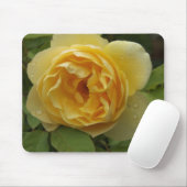 Gelbe Rose Mousepad (Mit Mouse)