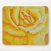 Gelbe Rose Mousepad (Vorne)