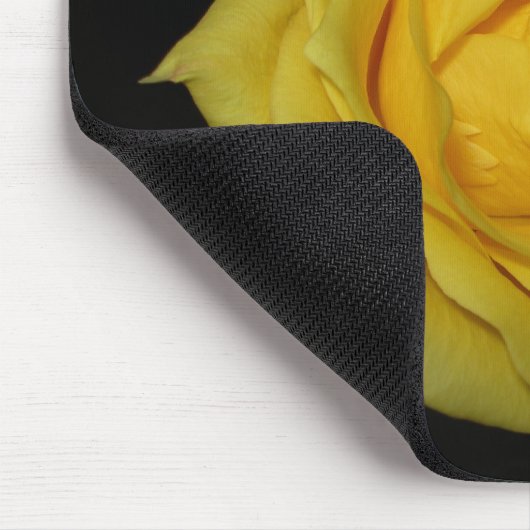 gelbe Rose Mousepad (Ecke)