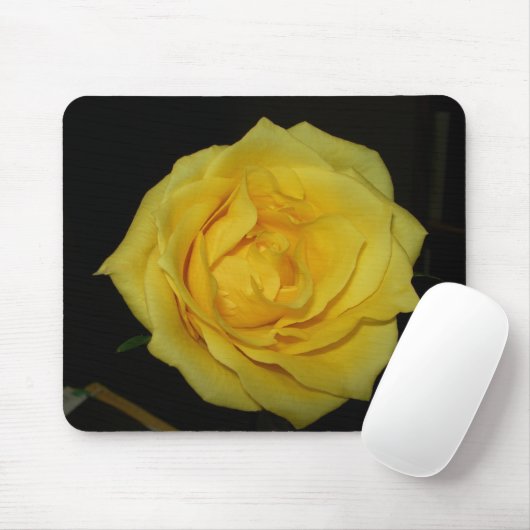 gelbe Rose Mousepad (Mit Mouse)