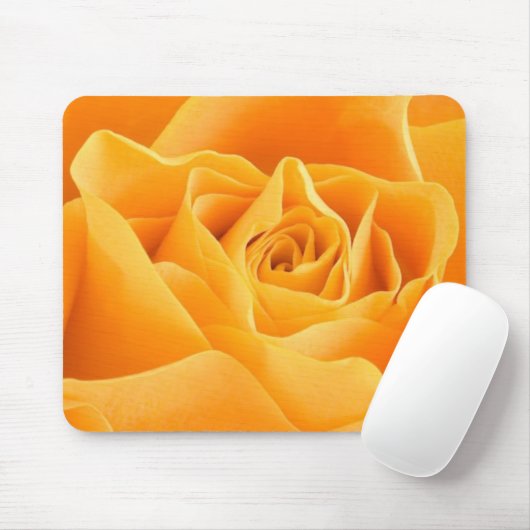 Gelbe Rose Mousepad (Mit Mouse)