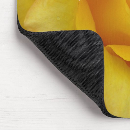Gelbe Rose Mousepad Rose Maus Pad Custom (Ecke)