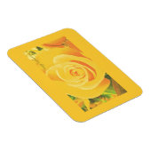 Gelbe Rose Muttertag Premium Flexi Magnet (Rechte Seite)