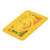 Gelbe Rose Muttertag Premium Flexi Magnet (Linke Seite)