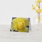 Gelbe Rose Notecard Karte (Gelbe Blume)
