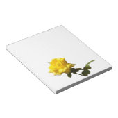 Gelbe Rose Notizblock (angewinkelt)