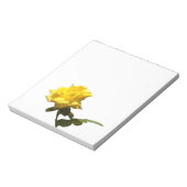Gelbe Rose Notizblock (Rotiert)