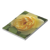 Gelbe Rose Notizblock (Rotiert)