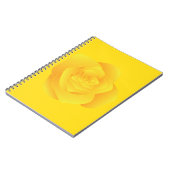Gelbe Rose Notizblock (Linke Seite)